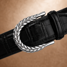 ITAZERO Laurel Filigree Belt — Silver