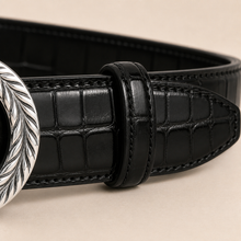 ITAZERO Laurel Filigree Belt — Silver