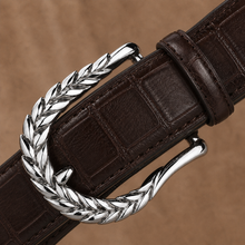 ITAZERO Laurel Filigree Belt — Silver