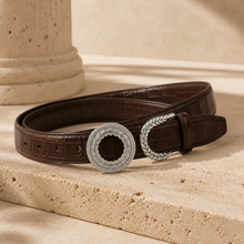 ITAZERO Laurel Filigree Belt — Silver