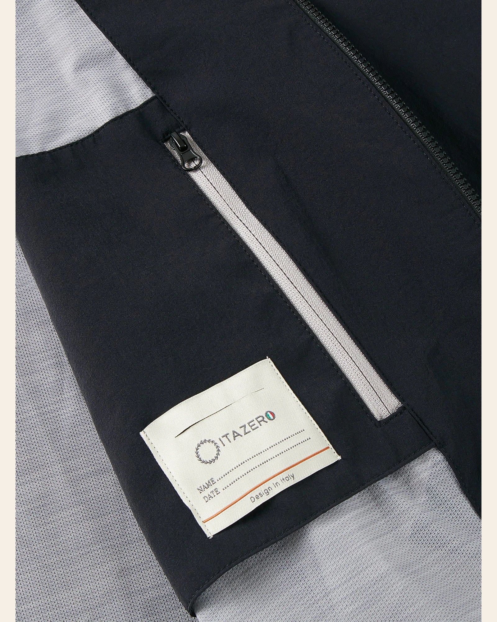 ITAZERO 8891 Navy fabric detail