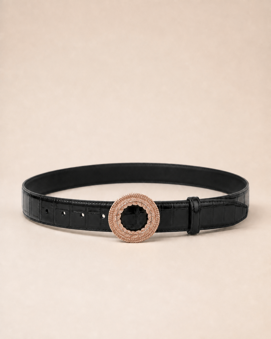ITAZERO rose gold laurel ring belt collection cover