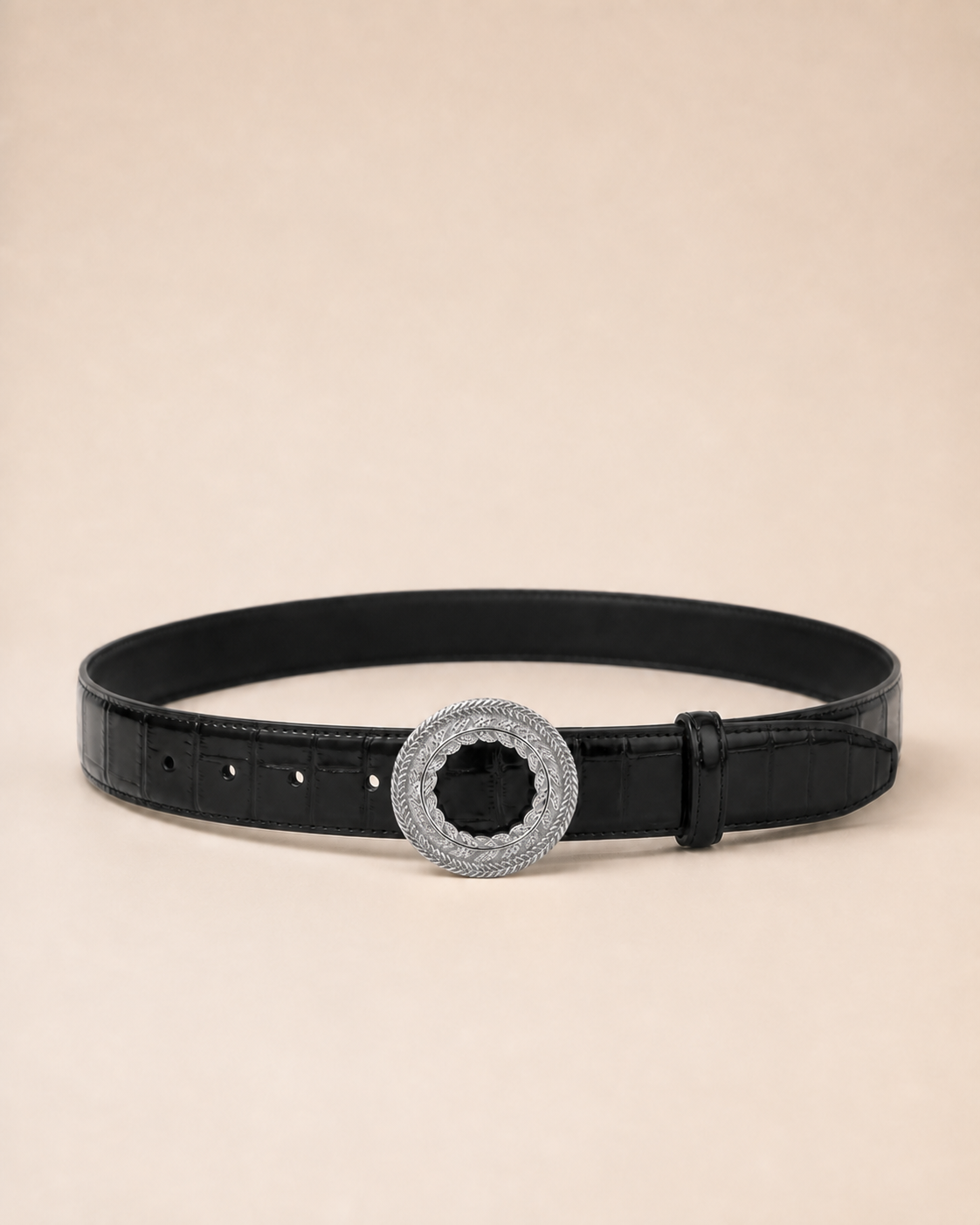 ITAZERO silver laurel ring belt collection cover